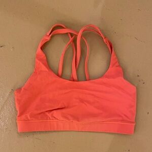 lululemon athletica Vibrant Orange Sports Bra